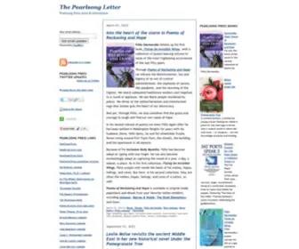 Pearlsongpress.com(The Pearlsong Letter) Screenshot