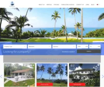 Pearlsrilanka.com(Pearl srilanka the estate agency for Sri Lanka) Screenshot