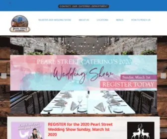 Pearlstreetcatering.com(Catering at Pearl Street) Screenshot