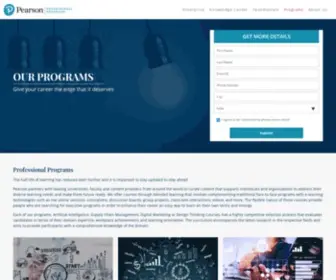 Pearson-Professional.com(Online Courses) Screenshot