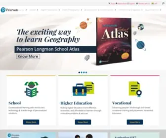 Pearson.co.in(The World's Learning Company) Screenshot