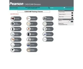 Pearsoncadcam.com(Pearson CAD/CAM Supplies Catalog) Screenshot