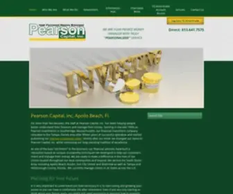 Pearsoncapitalinc.com(Financial Investment Company) Screenshot