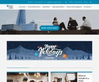 Pearsoncollege.com(Pearson College London) Screenshot