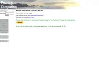 Pearsoncomputing.net(The Pearson Computing website) Screenshot