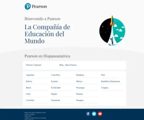 Pearsoneducacion.net(Pearson en español) Screenshot
