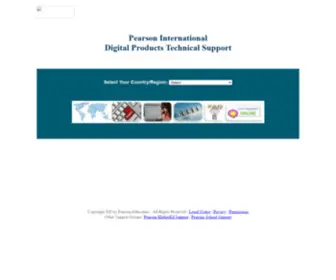Pearsoneltsupport.com(Pearson International Technical Product Support) Screenshot