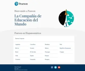 Pearsonenespanol.com(Pearson en español) Screenshot
