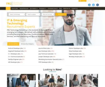 Pearsonfrank.com(FRG Technology Consulting) Screenshot