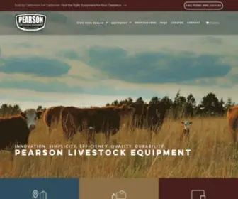 Pearsonlivestockeq.com(Pearson Livestock Systems) Screenshot