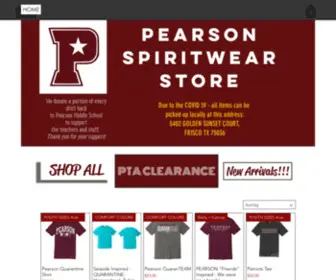 Pearsonspiritwear.com(Pearson) Screenshot