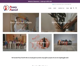 Pearyparrot.com(Pearyparrot) Screenshot