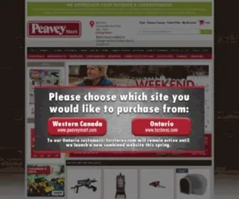 Peaveymart.com(Peavey Mart) Screenshot