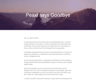 Peaxl.com(Wordpress) Screenshot