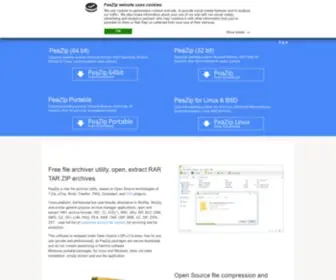 Peazip.org(PeaZip free archiver utility) Screenshot