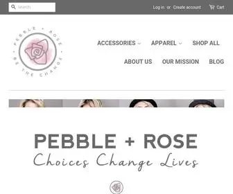 Pebbleandrose.com(Lifestyle Brand Supporting Gender Equality) Screenshot