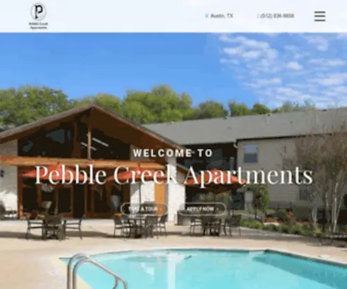 Pebblecreekapartments.net(Apartments for Rent in Austin) Screenshot