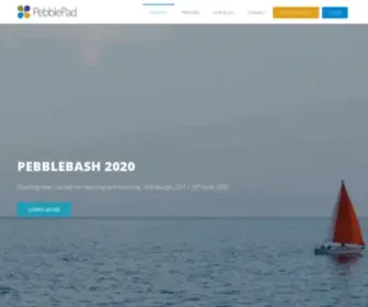 Pebblepad.com(Pebblepad) Screenshot