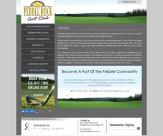 Pebblerock.co.za(The well known Pebble Rock Golf Course) Screenshot