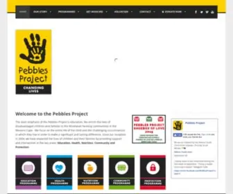 Pebblesproject.co.za(Changing Lives) Screenshot