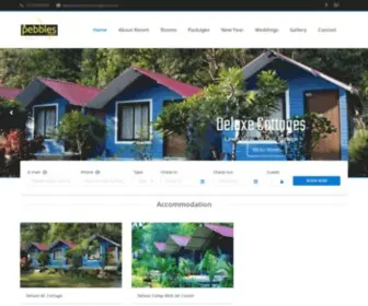 Pebblesresortrishikesh.com(Luxury Deluxe Camps) Screenshot