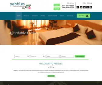 Pebblesserviceapartments.com(Service apartments in chennai) Screenshot