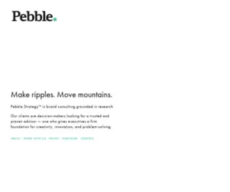 Pebblestrategy.com(Pebble Strategy) Screenshot