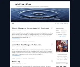 Pebblewriter.com(Provides daily research and analysis to professional investors) Screenshot