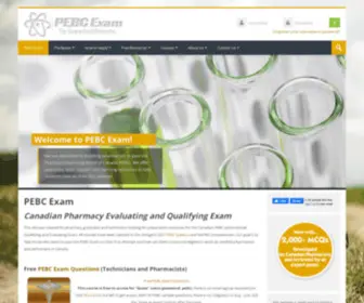 Pebcexam.com(This website) Screenshot