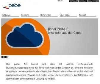 Pebe.ch(Buchhaltungsprogramme) Screenshot