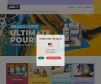 Pebeo.net(Pébéo) Screenshot