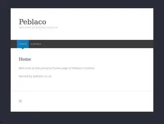 Peblaco.co.uk(Peblaco) Screenshot