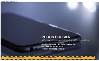 Pebos.pl(Technologia na codzień) Screenshot