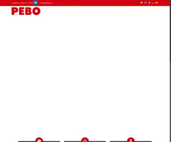 Pebospa.com(Pebo Materie Plastiche) Screenshot