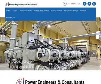 Pec-India.com(Power Engineers & Consultants) Screenshot