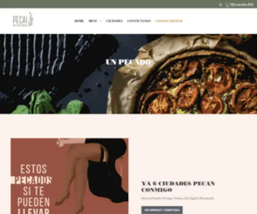 Pecairestaurante.com(Web Oficial PECAI Restaurante) Screenshot