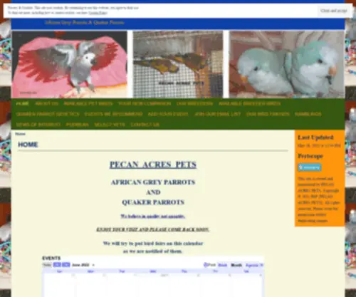 Pecanacrespets.com(PECAN ACRES PETS) Screenshot