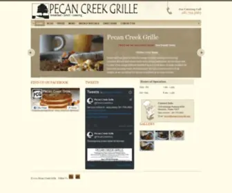 Pecancreekgrille.com(Breakfast Served All Day ) Screenshot