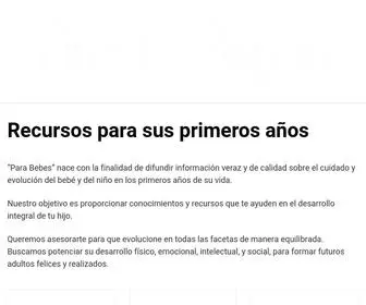 Pecasypeques.com(▷ Recursos para sus primeros años) Screenshot