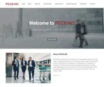 Pecb-MS.com(PECB MS) Screenshot