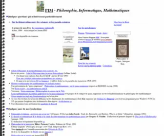 Peccatte.net(Mathématiques) Screenshot