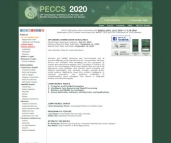 Peccs.org(PECCSConference) Screenshot