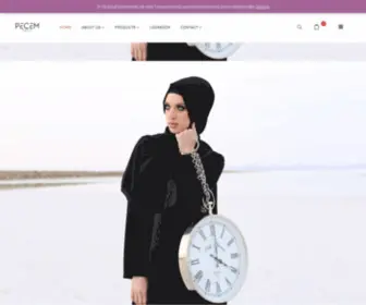 Pecem.com.tr(Peçem Tekstil) Screenshot