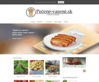 Pecene-Varene.sk(Pečené) Screenshot