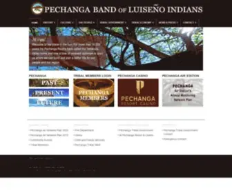 Pechanga-NSN.gov(Pechanga Band of Luiseño Indians) Screenshot