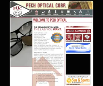 Pechoptical.com(Pechoptical) Screenshot