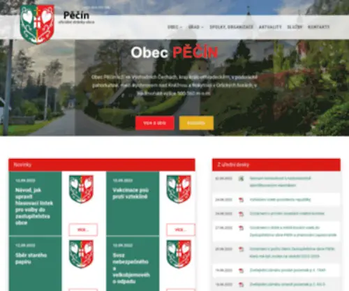 Pecin.cz(Pěčín) Screenshot