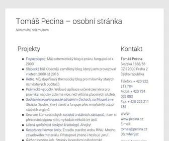 Pecina.cz(Tom) Screenshot
