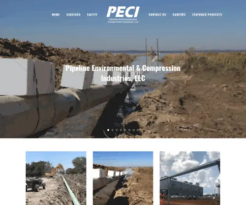 Pecind.com(Pipeline Environmental & Compression Industries) Screenshot