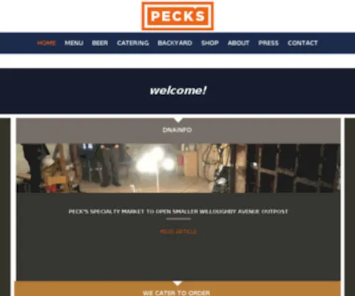 Peckshomemade.com(リースバック) Screenshot